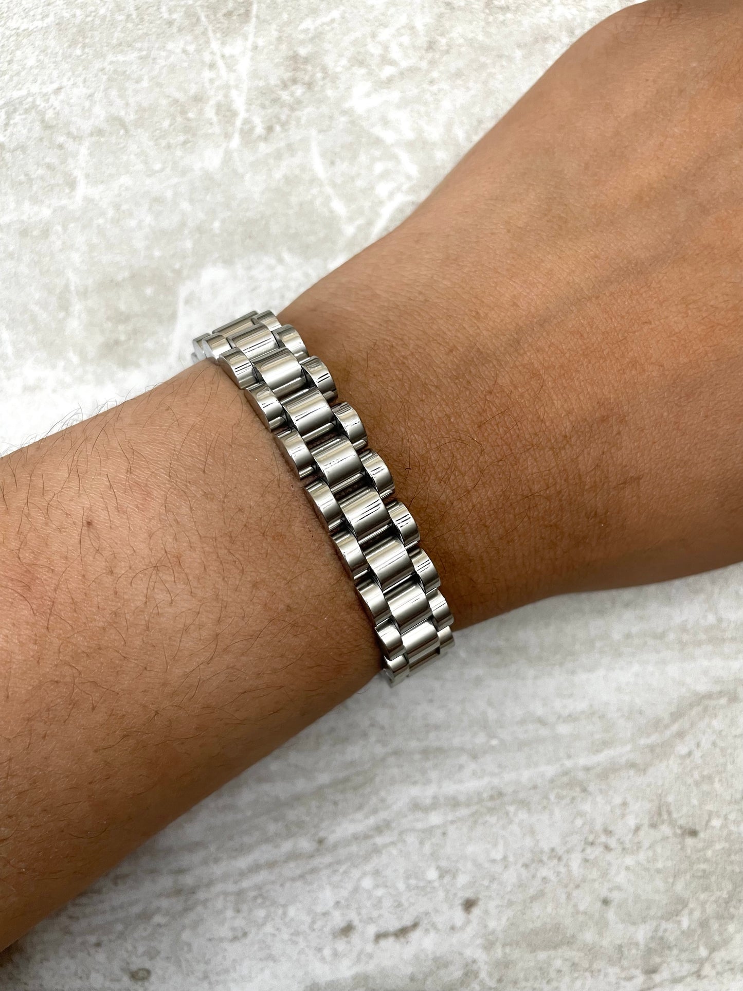 Watchband Bracelet- Silver