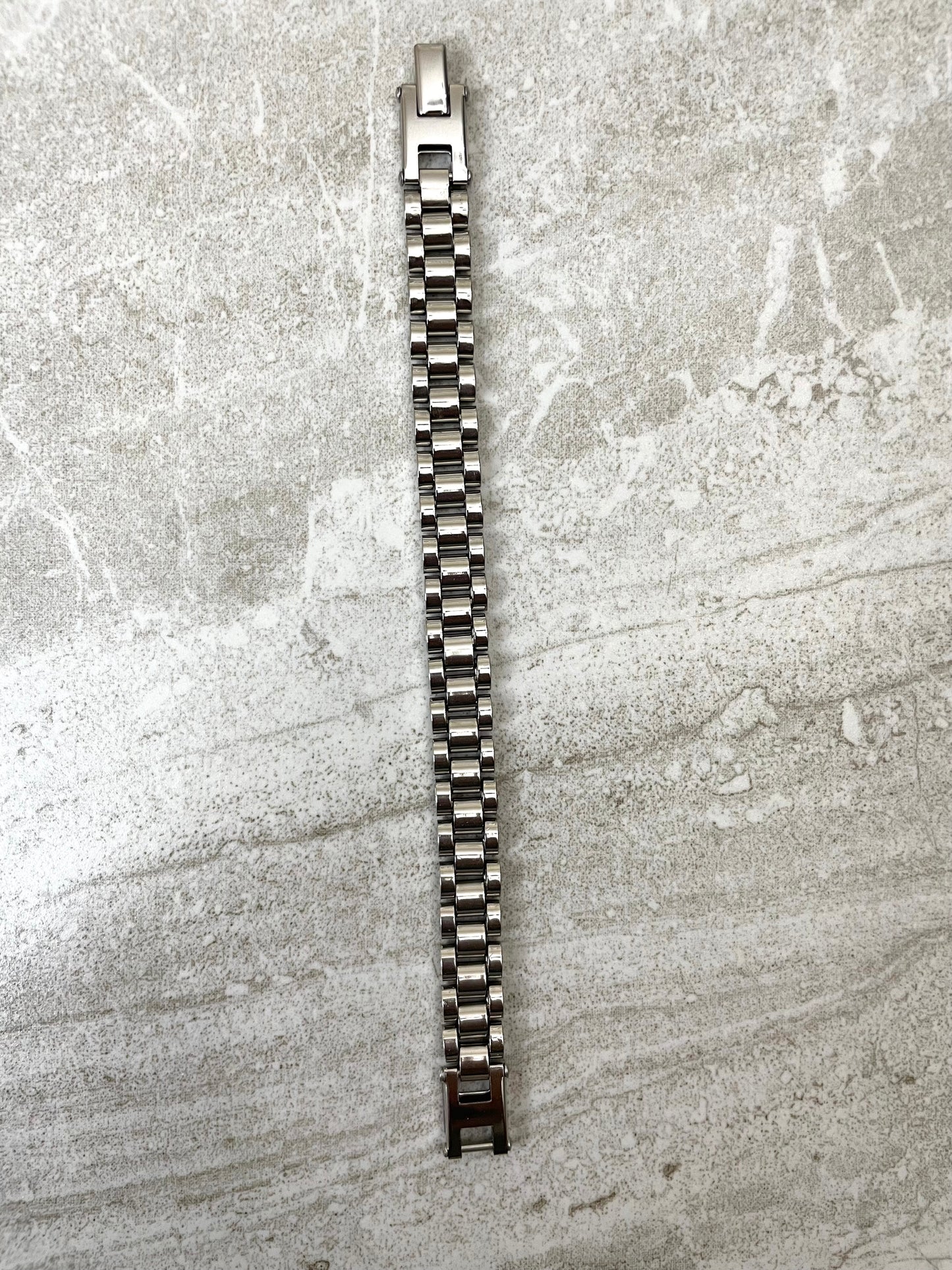 Watchband Bracelet- Silver