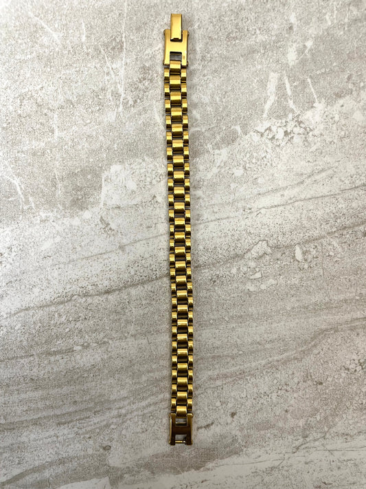 Watchband Bracelet- Gold