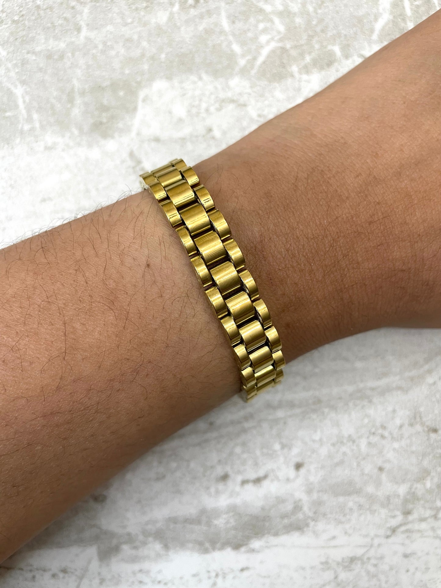 Watchband Bracelet- Gold