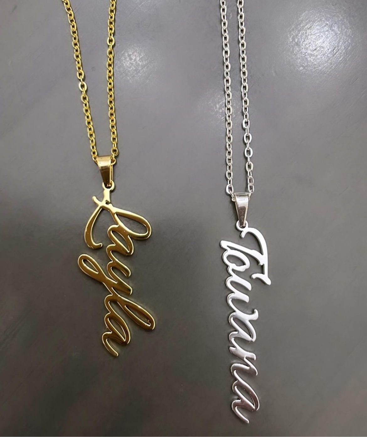 Script Engraving Jewelry Personalized Script Necklace – JASPER CAL Jewelry & Watches