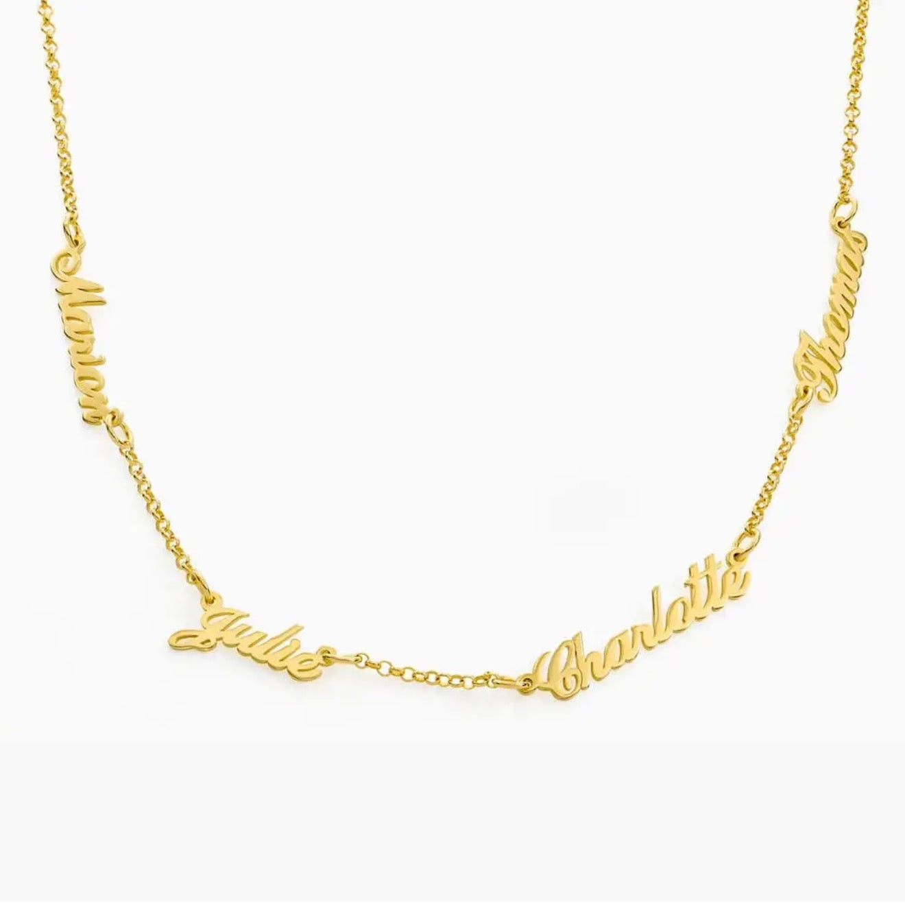 Fairy Multiple Name Necklace
