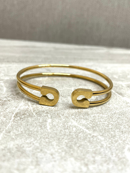 Pinned Cuff- Gold